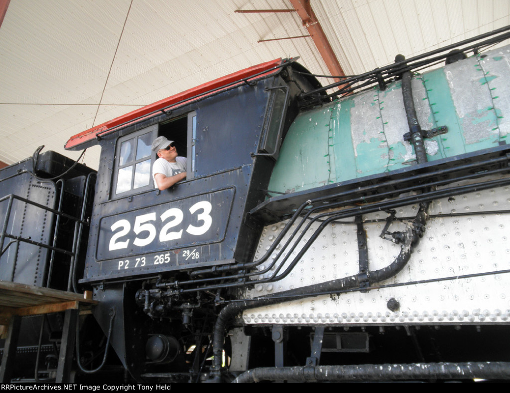 Tony In The Engineer's Seat